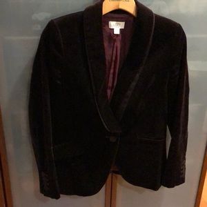 Loft velvet blazer